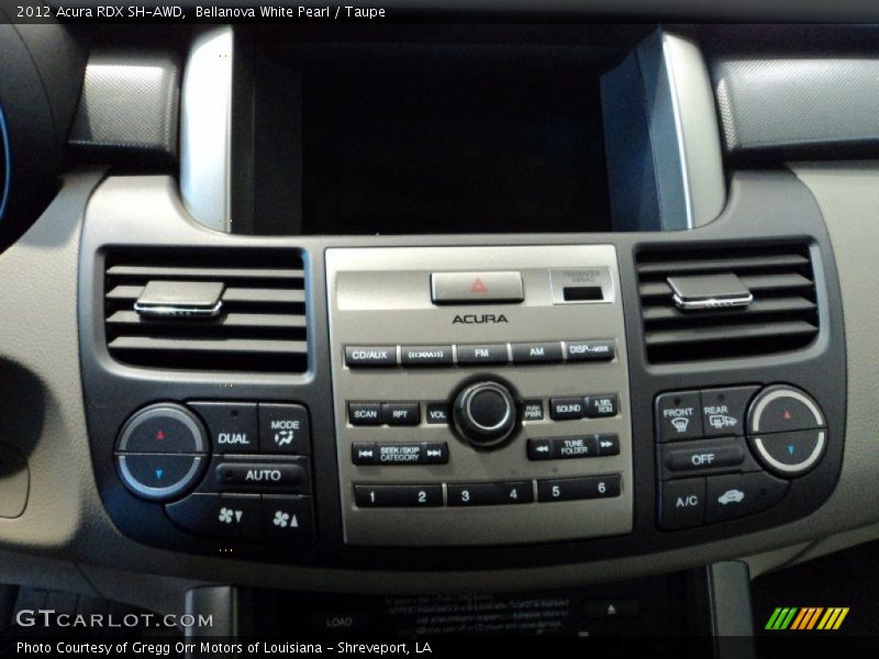 Controls of 2012 RDX SH-AWD