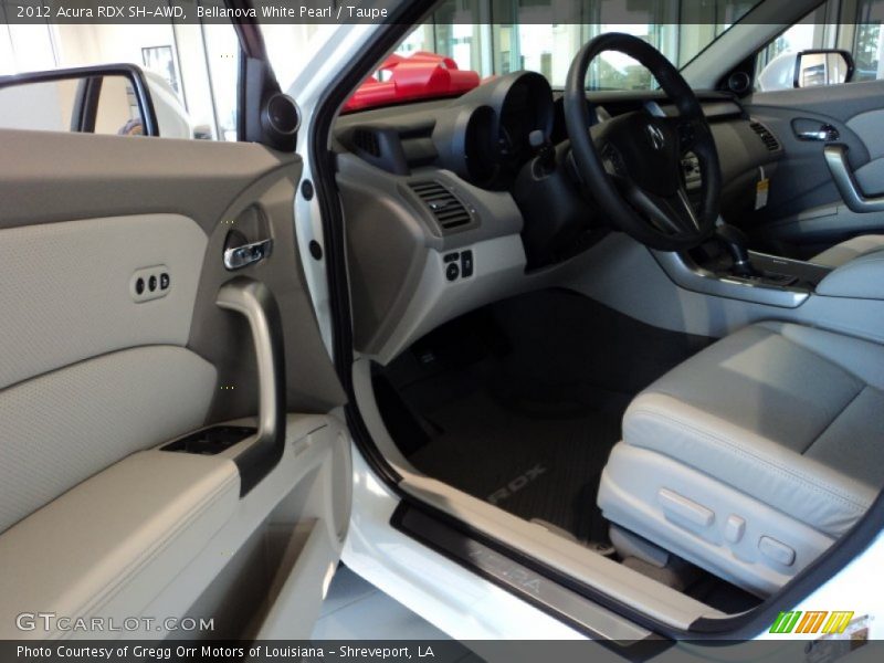 Bellanova White Pearl / Taupe 2012 Acura RDX SH-AWD