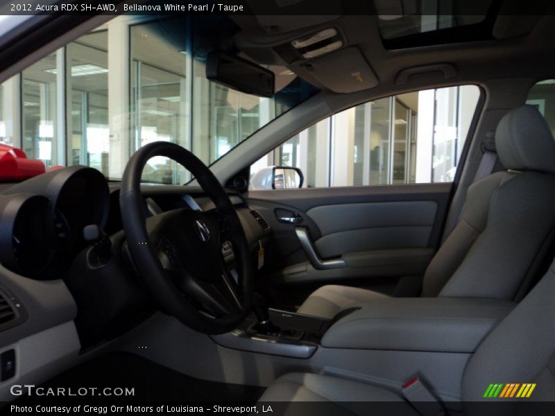 Bellanova White Pearl / Taupe 2012 Acura RDX SH-AWD