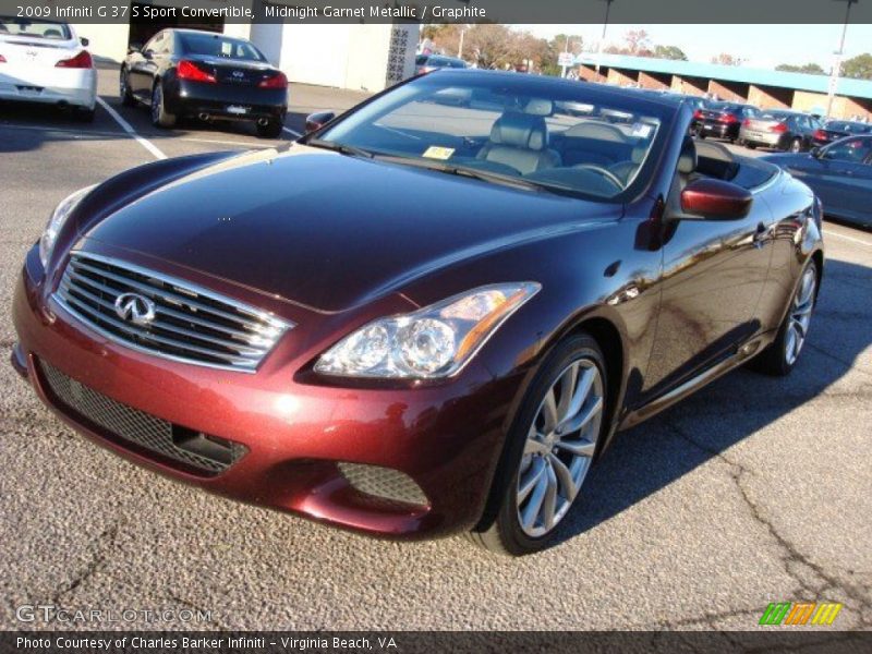 Front 3/4 View of 2009 G 37 S Sport Convertible