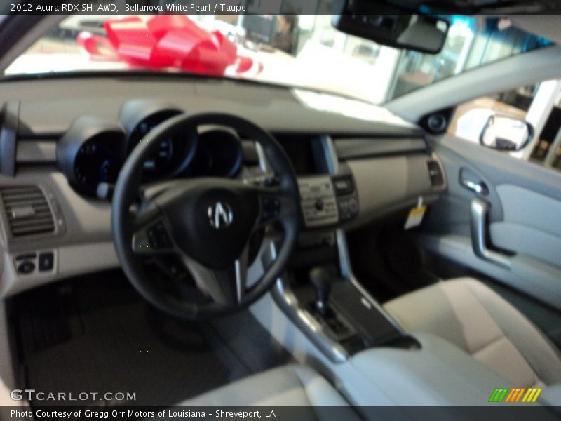 Bellanova White Pearl / Taupe 2012 Acura RDX SH-AWD