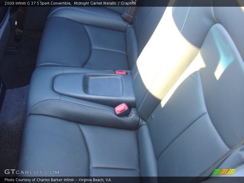 Midnight Garnet Metallic / Graphite 2009 Infiniti G 37 S Sport Convertible