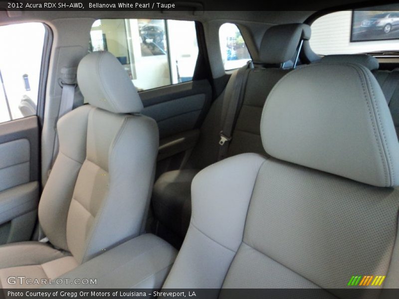 Bellanova White Pearl / Taupe 2012 Acura RDX SH-AWD
