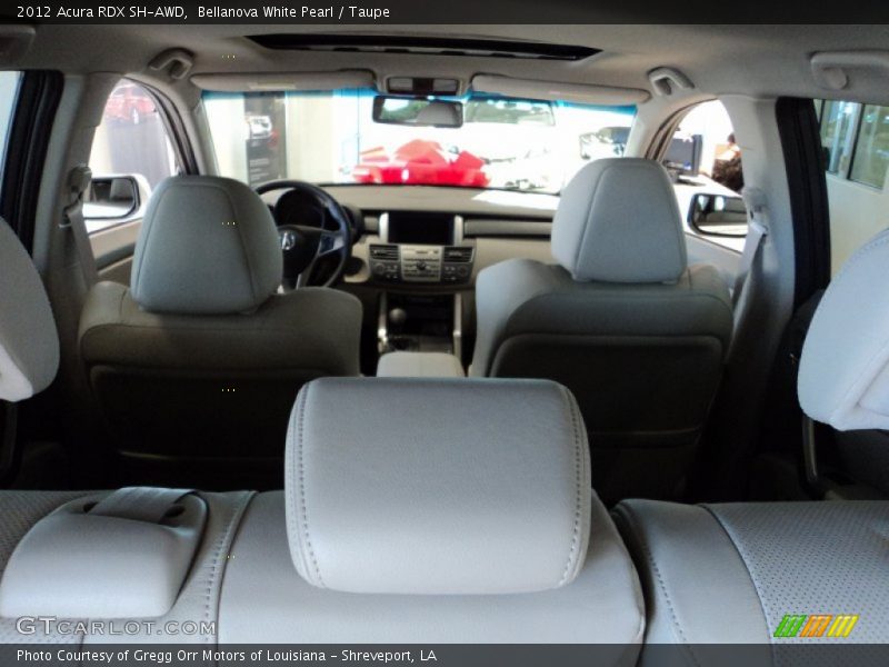 Bellanova White Pearl / Taupe 2012 Acura RDX SH-AWD