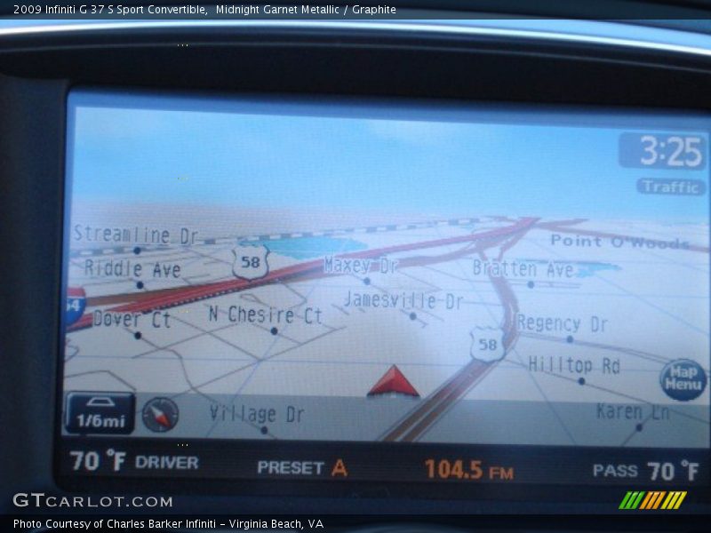 Midnight Garnet Metallic / Graphite 2009 Infiniti G 37 S Sport Convertible