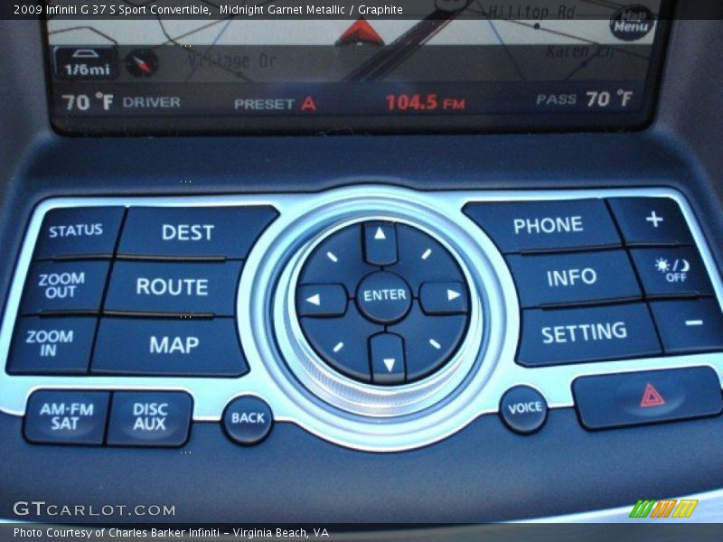 Midnight Garnet Metallic / Graphite 2009 Infiniti G 37 S Sport Convertible