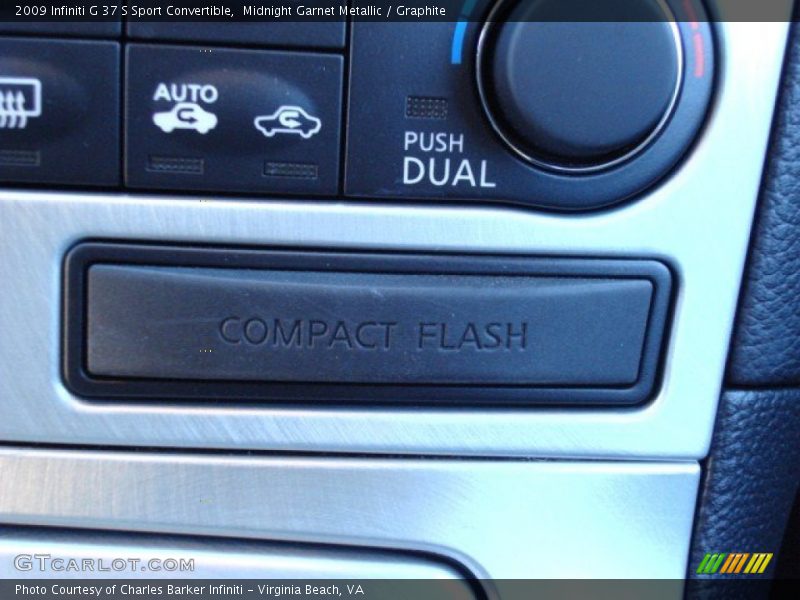 Midnight Garnet Metallic / Graphite 2009 Infiniti G 37 S Sport Convertible