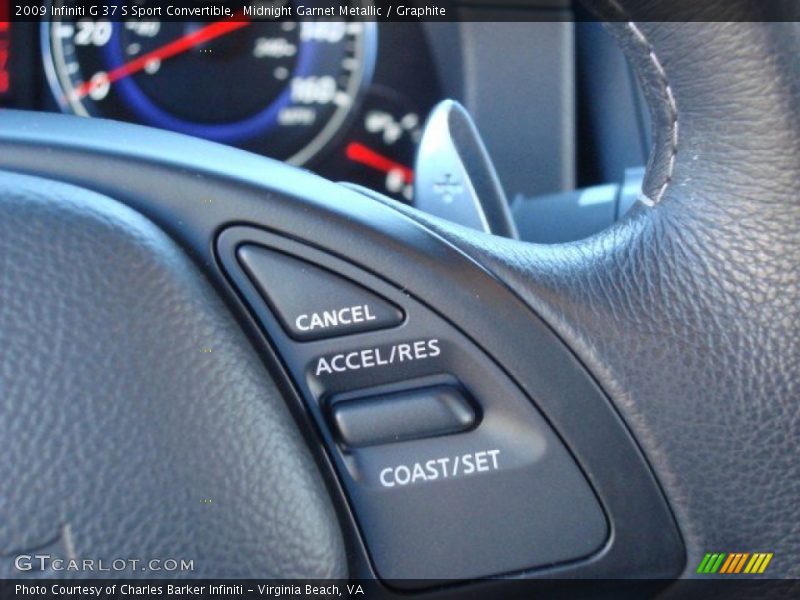 Midnight Garnet Metallic / Graphite 2009 Infiniti G 37 S Sport Convertible