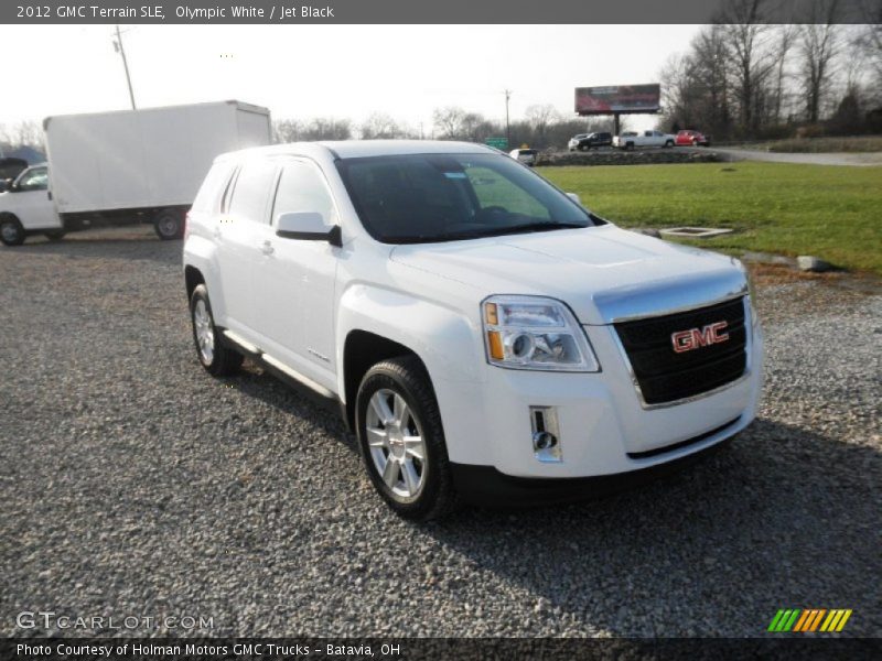 Olympic White / Jet Black 2012 GMC Terrain SLE