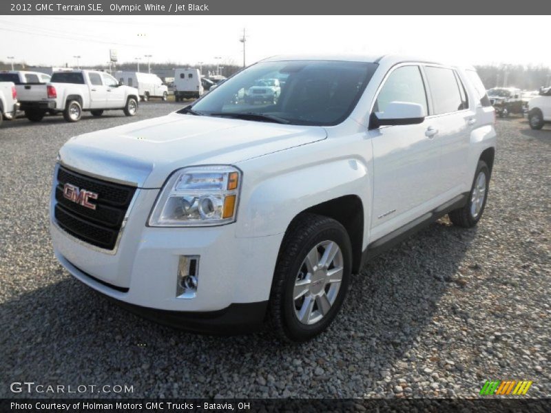 Olympic White / Jet Black 2012 GMC Terrain SLE