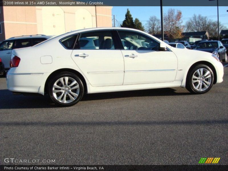 Moonlight White / Graphite 2008 Infiniti M 35x AWD Sedan