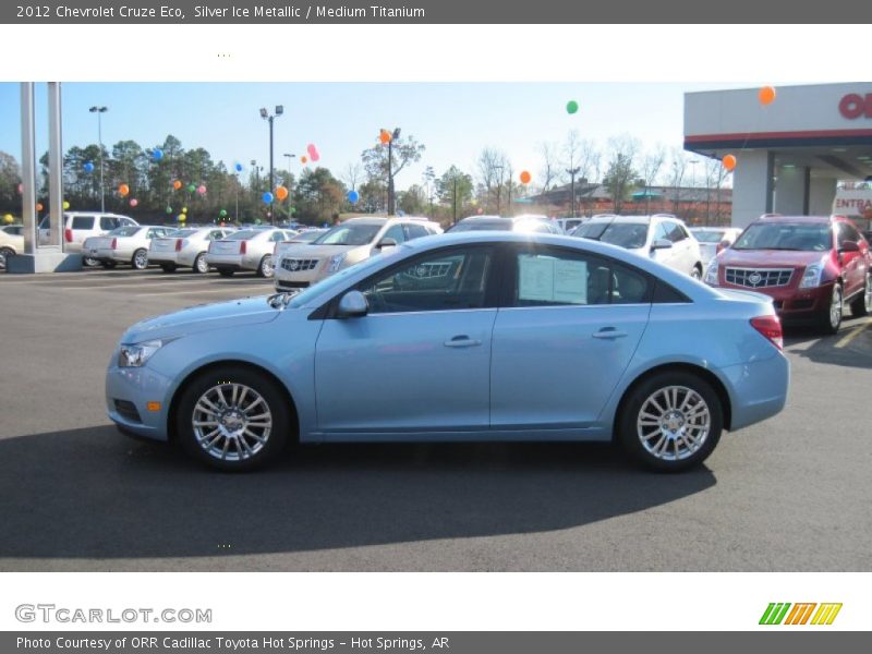 Silver Ice Metallic / Medium Titanium 2012 Chevrolet Cruze Eco