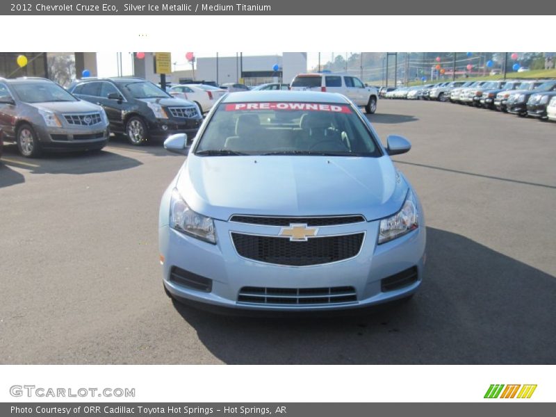 Silver Ice Metallic / Medium Titanium 2012 Chevrolet Cruze Eco