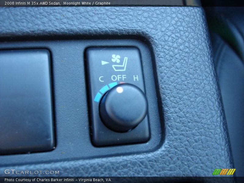 Moonlight White / Graphite 2008 Infiniti M 35x AWD Sedan