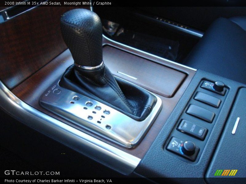 Moonlight White / Graphite 2008 Infiniti M 35x AWD Sedan