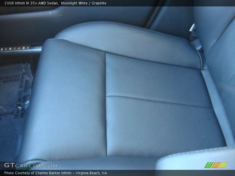 Moonlight White / Graphite 2008 Infiniti M 35x AWD Sedan