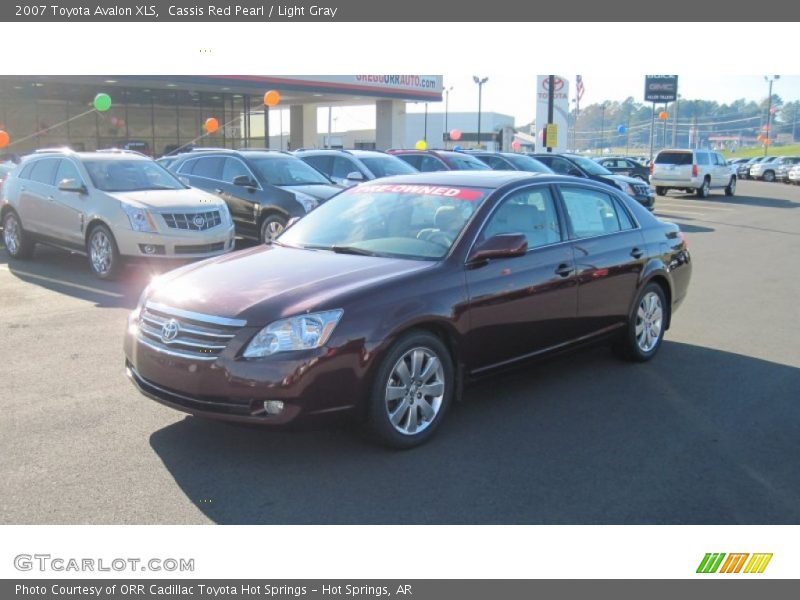 Cassis Red Pearl / Light Gray 2007 Toyota Avalon XLS