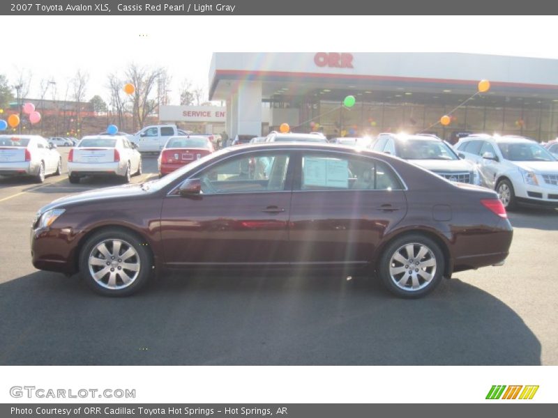 Cassis Red Pearl / Light Gray 2007 Toyota Avalon XLS