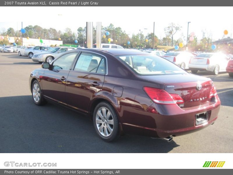 Cassis Red Pearl / Light Gray 2007 Toyota Avalon XLS