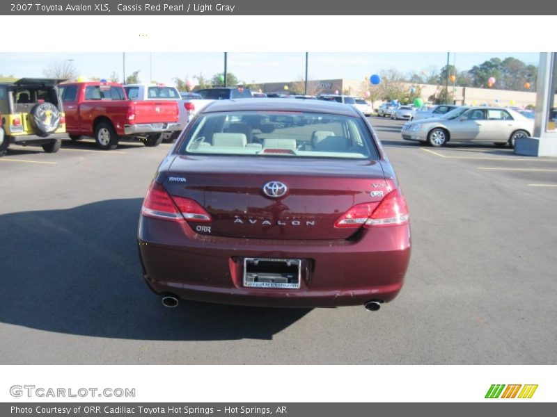 Cassis Red Pearl / Light Gray 2007 Toyota Avalon XLS