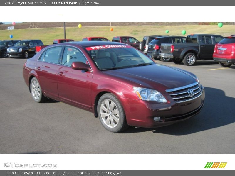 Cassis Red Pearl / Light Gray 2007 Toyota Avalon XLS
