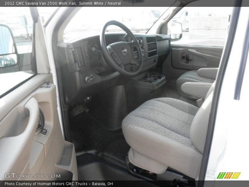 Summit White / Neutral 2012 GMC Savana Van 2500 Work Van