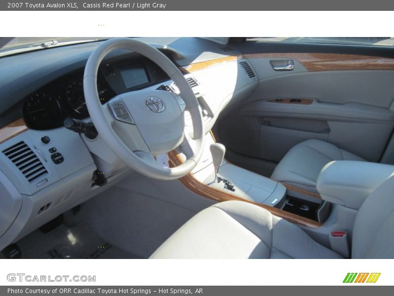 Cassis Red Pearl / Light Gray 2007 Toyota Avalon XLS