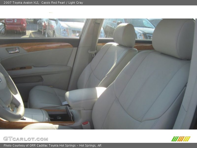 Cassis Red Pearl / Light Gray 2007 Toyota Avalon XLS