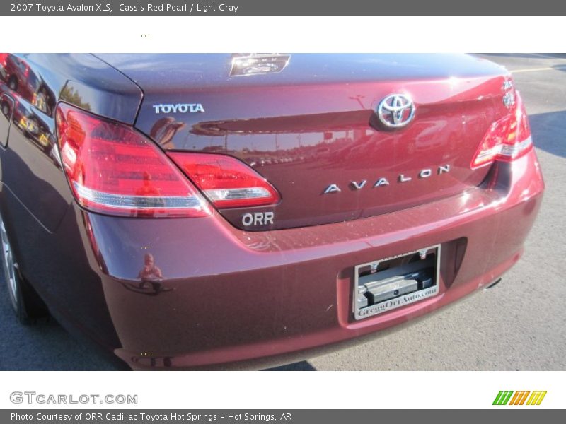 Cassis Red Pearl / Light Gray 2007 Toyota Avalon XLS