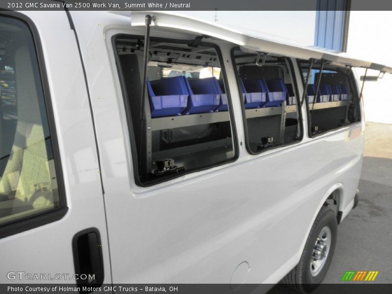 Summit White / Neutral 2012 GMC Savana Van 2500 Work Van