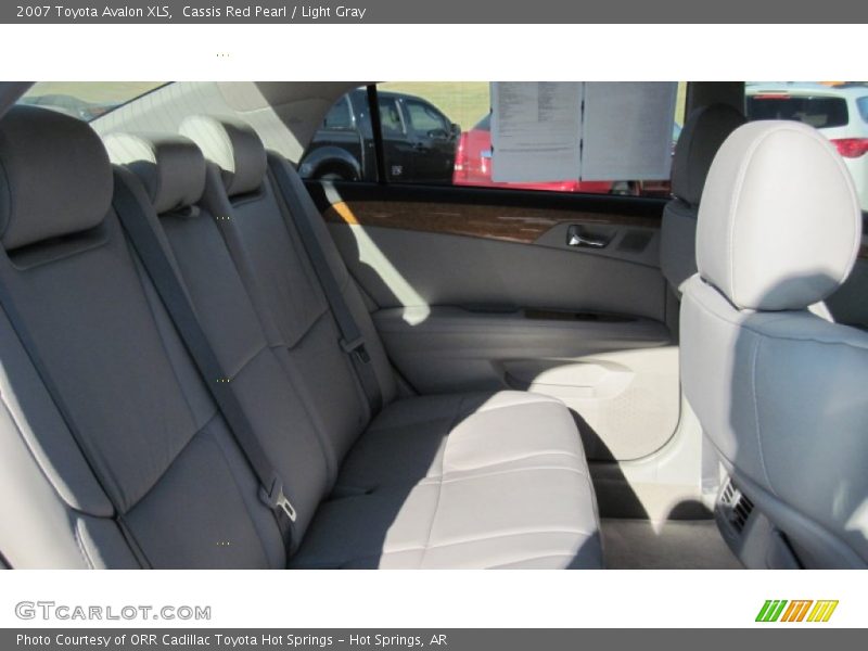 Cassis Red Pearl / Light Gray 2007 Toyota Avalon XLS