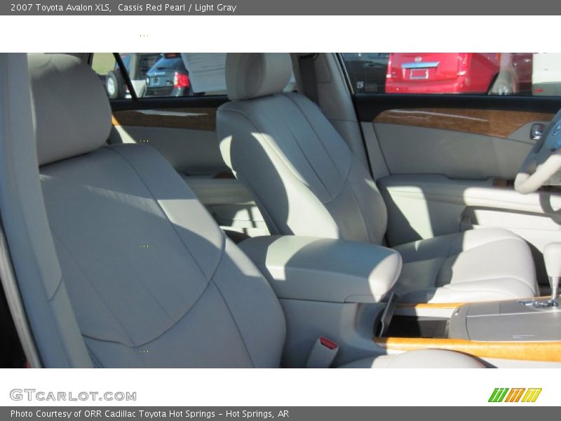 Cassis Red Pearl / Light Gray 2007 Toyota Avalon XLS