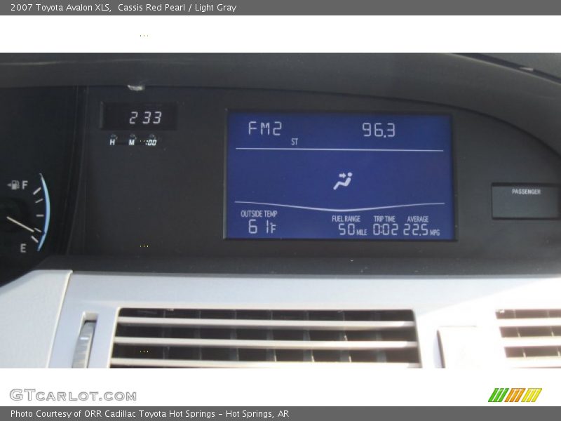 Cassis Red Pearl / Light Gray 2007 Toyota Avalon XLS