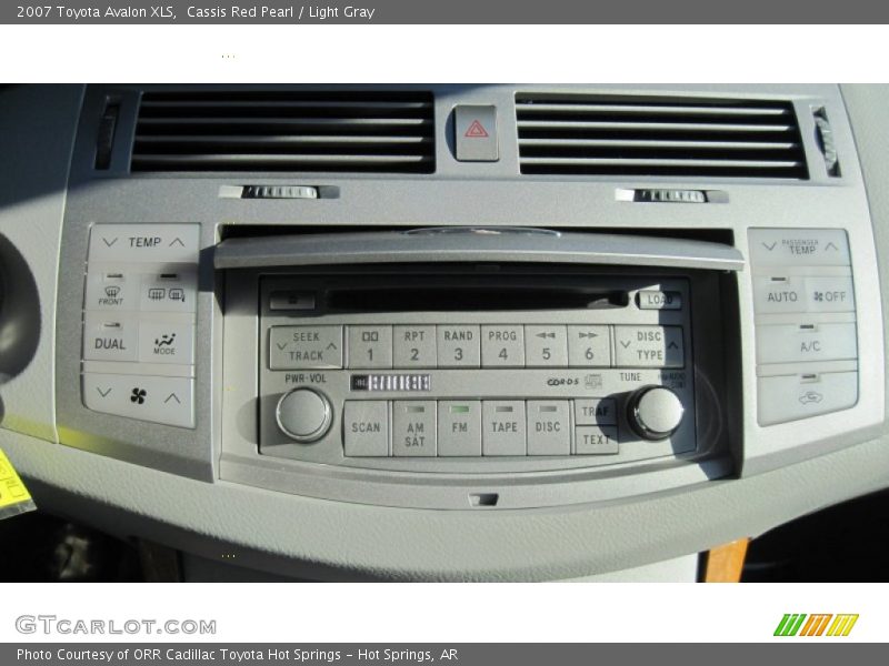 Cassis Red Pearl / Light Gray 2007 Toyota Avalon XLS