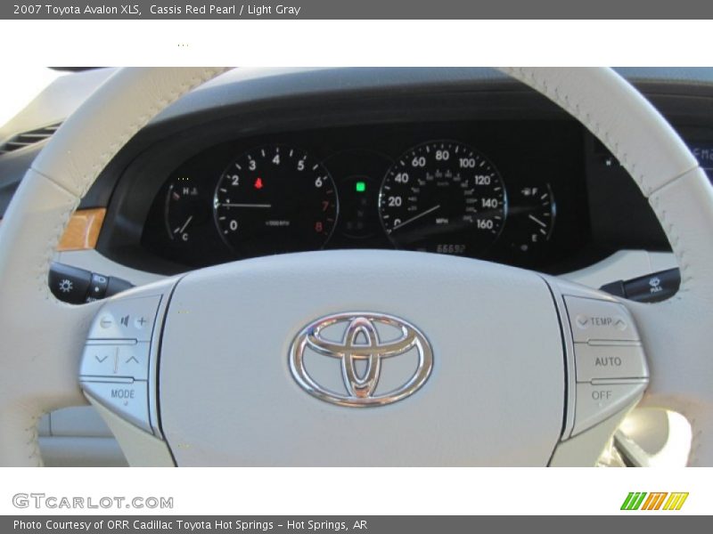 Cassis Red Pearl / Light Gray 2007 Toyota Avalon XLS