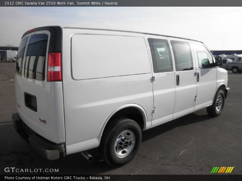 Summit White / Neutral 2012 GMC Savana Van 2500 Work Van