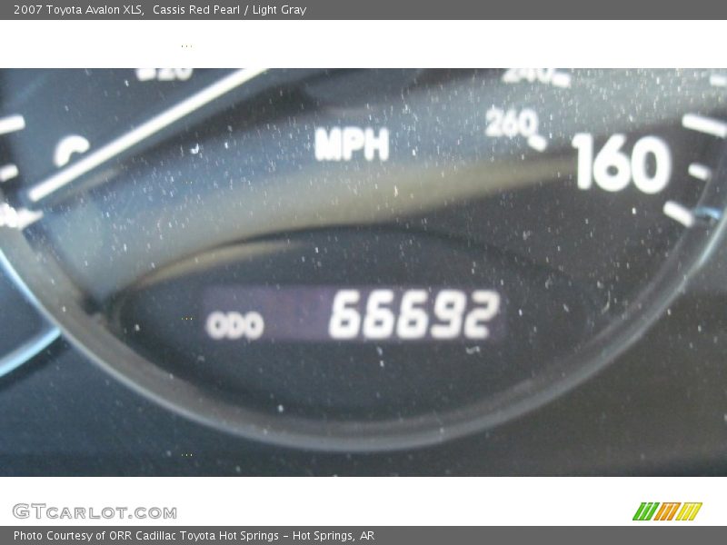 Cassis Red Pearl / Light Gray 2007 Toyota Avalon XLS