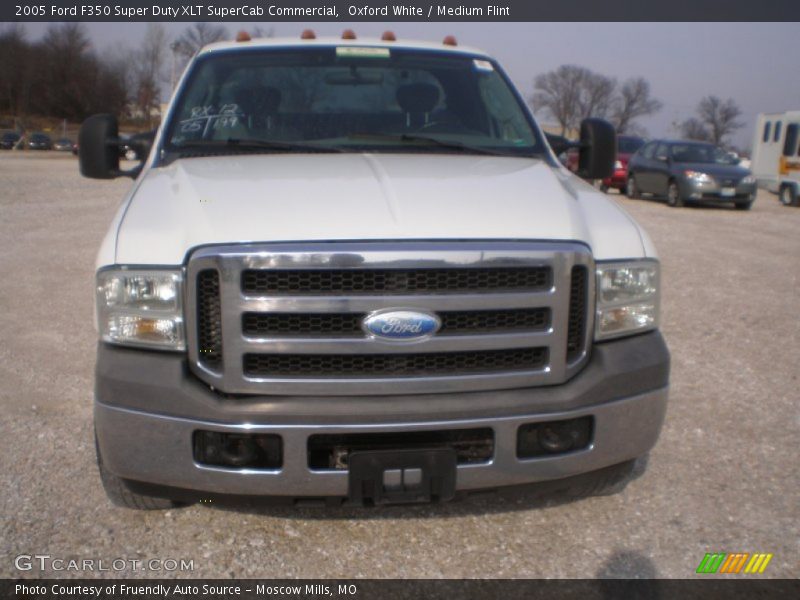 Oxford White / Medium Flint 2005 Ford F350 Super Duty XLT SuperCab Commercial