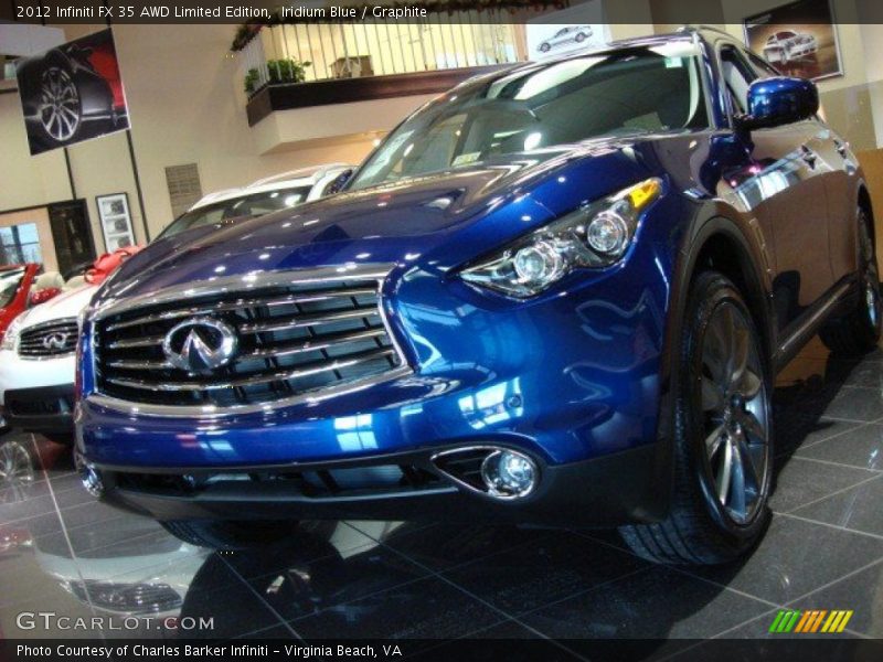 Iridium Blue / Graphite 2012 Infiniti FX 35 AWD Limited Edition