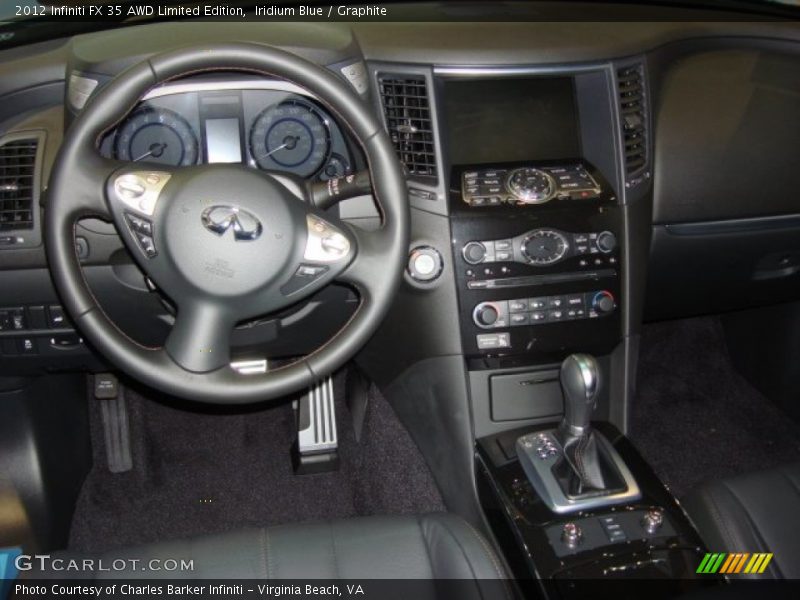 Dashboard of 2012 FX 35 AWD Limited Edition