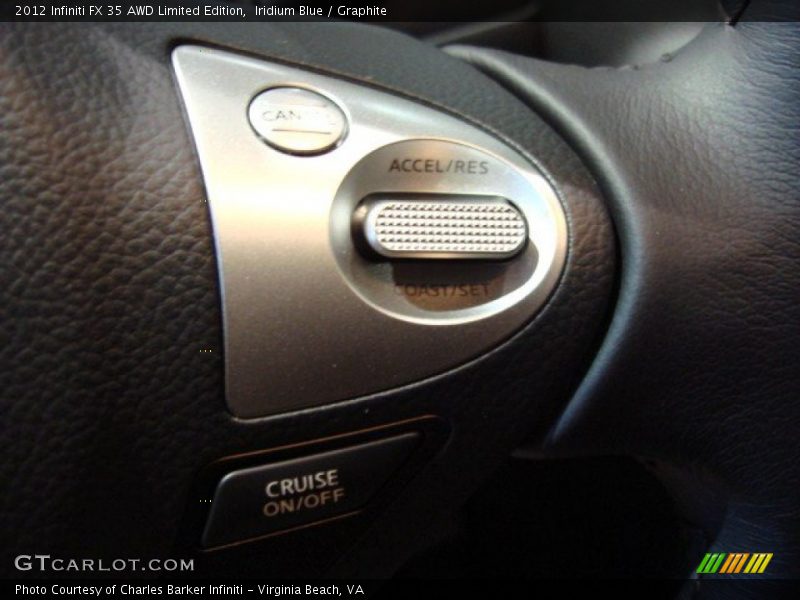 Controls of 2012 FX 35 AWD Limited Edition