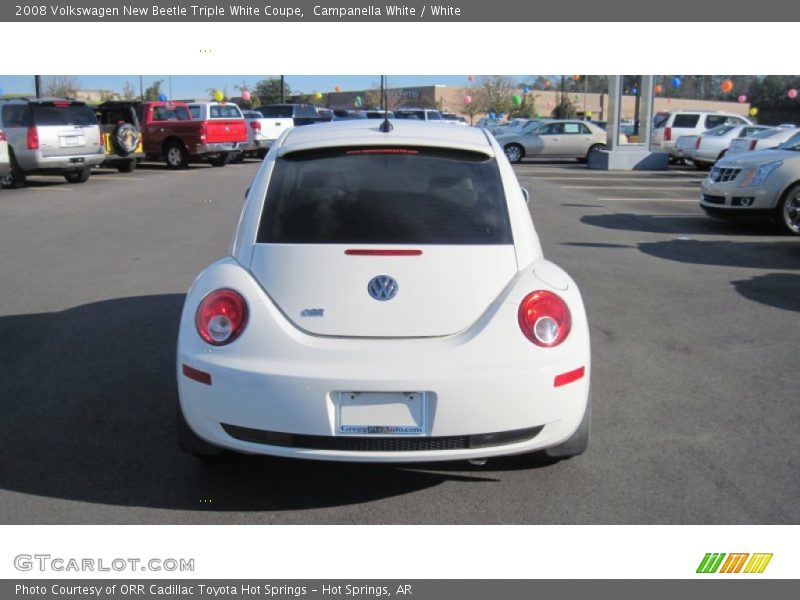 Campanella White / White 2008 Volkswagen New Beetle Triple White Coupe