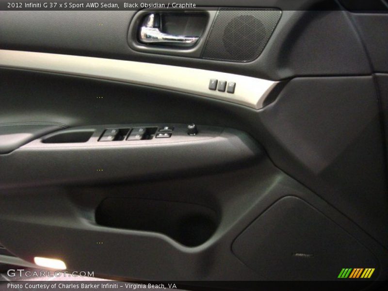 Black Obsidian / Graphite 2012 Infiniti G 37 x S Sport AWD Sedan