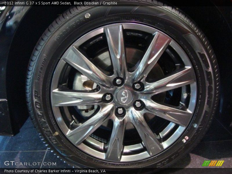  2012 G 37 x S Sport AWD Sedan Wheel