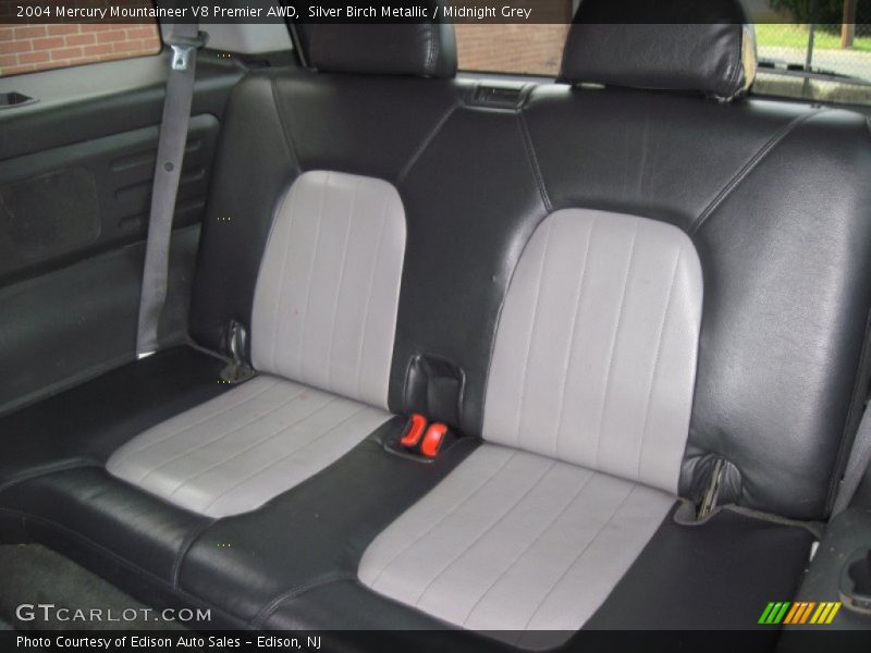 Silver Birch Metallic / Midnight Grey 2004 Mercury Mountaineer V8 Premier AWD
