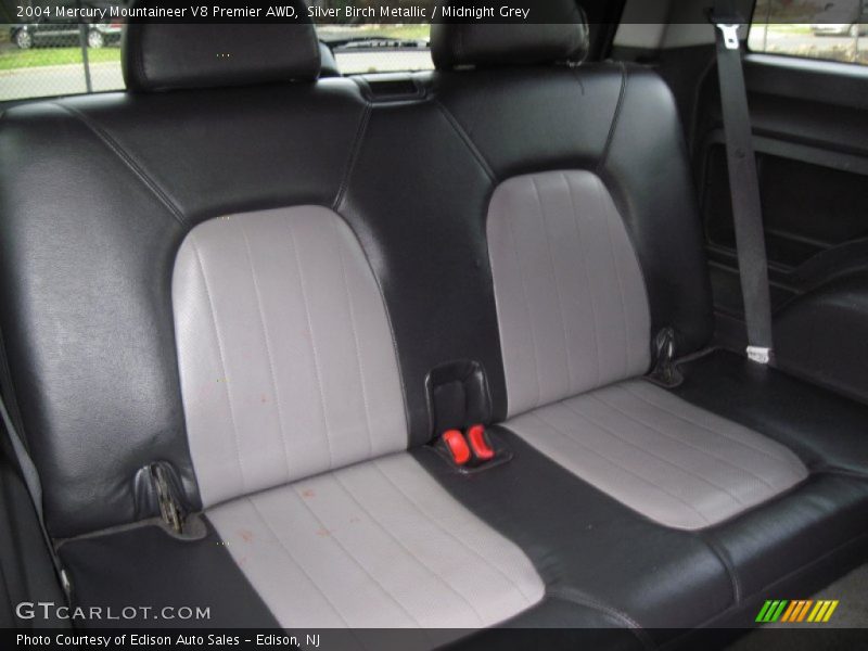 Silver Birch Metallic / Midnight Grey 2004 Mercury Mountaineer V8 Premier AWD