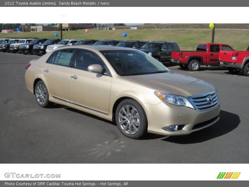 Sandy Beach Metallic / Ivory 2012 Toyota Avalon Limited