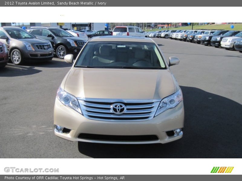 Sandy Beach Metallic / Ivory 2012 Toyota Avalon Limited