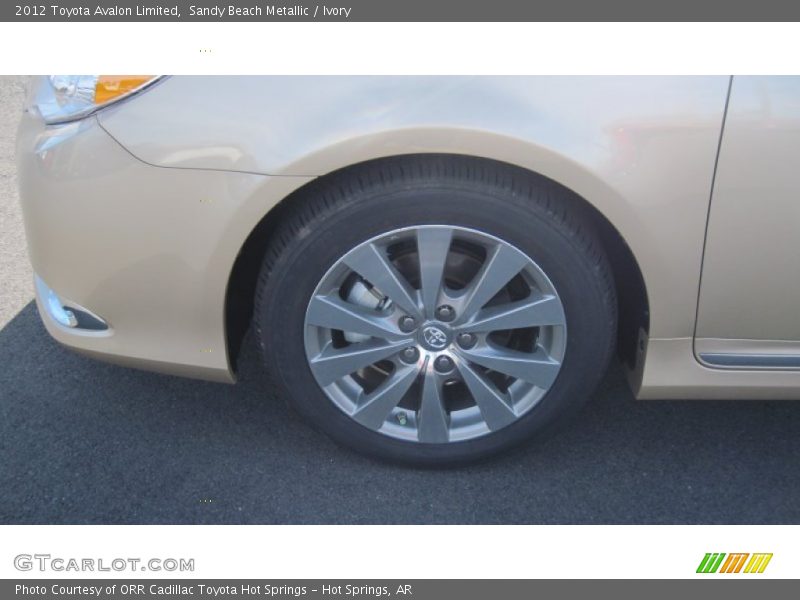 Sandy Beach Metallic / Ivory 2012 Toyota Avalon Limited