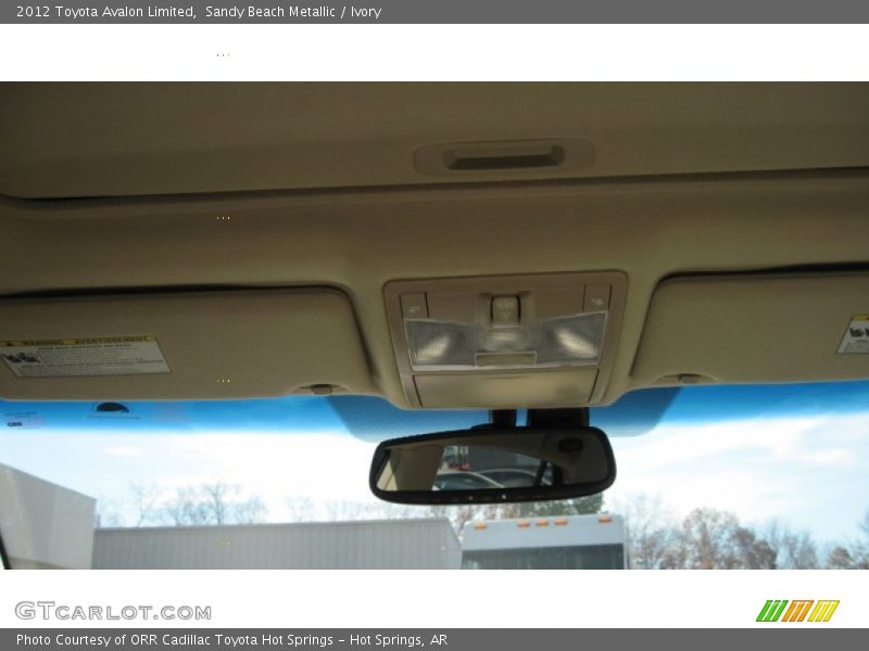 Sandy Beach Metallic / Ivory 2012 Toyota Avalon Limited